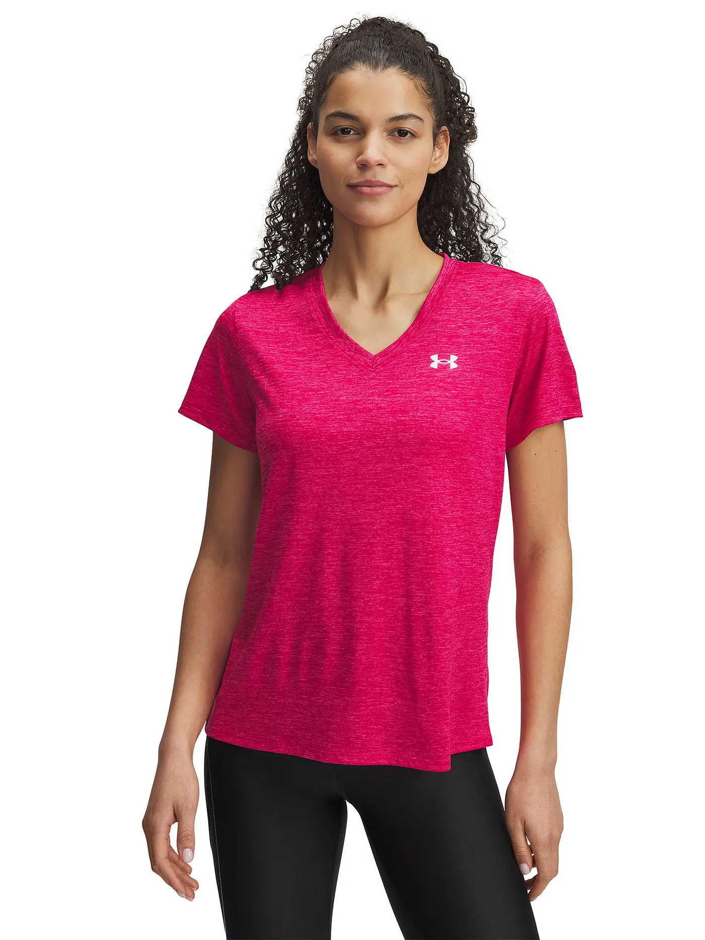 UNDER ARMOUR | Damen Fitnessshirt UA Tech™ Twist | beere